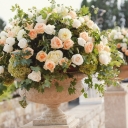 Italian flower design for weddings in Italy